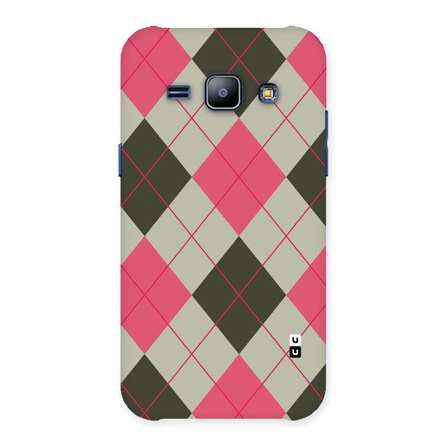 Check And Lines Back Case for Galaxy J1