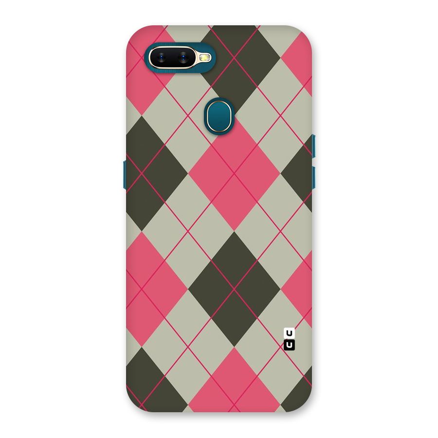 Check And Lines Back Case for Oppo A11k