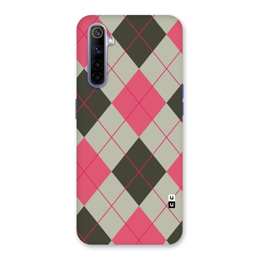 Check And Lines Back Case for Realme 6i
