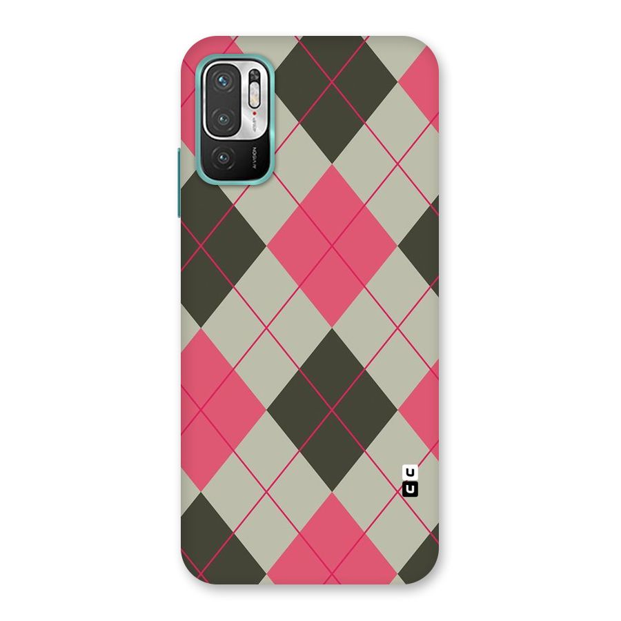 Check And Lines Back Case for Redmi Note 10T 5G