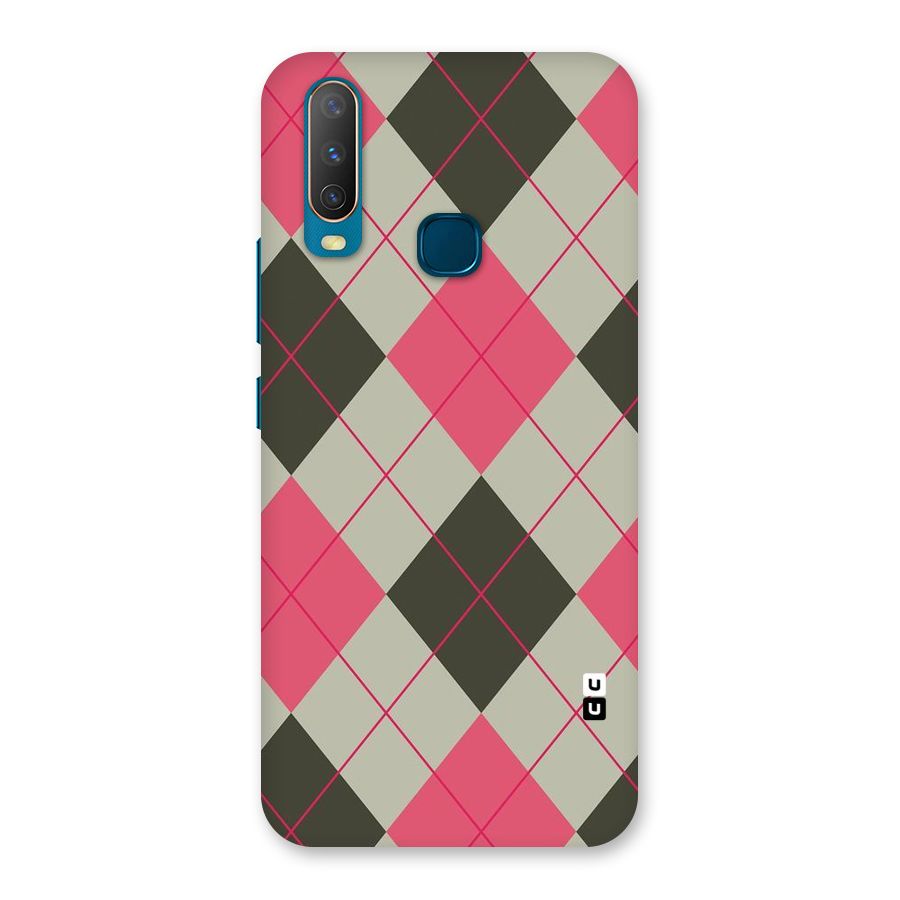 Check And Lines Back Case for Vivo Y11