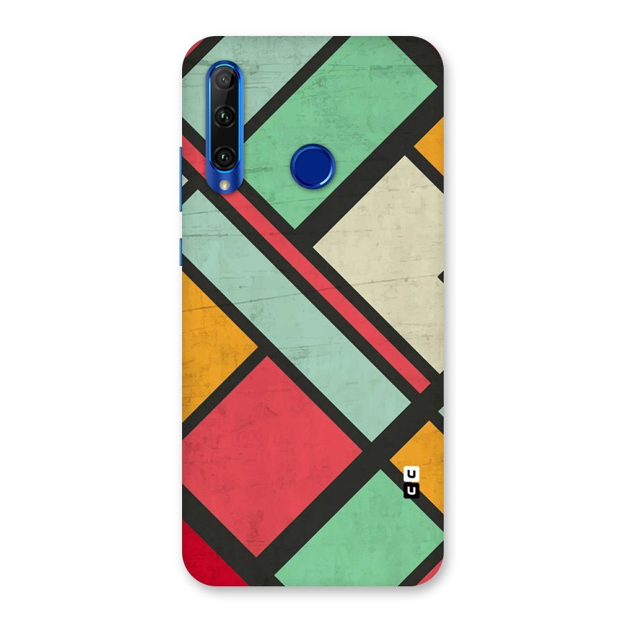 Check Colors Back Case for Honor 20i