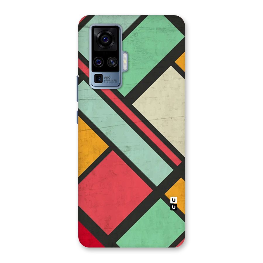 Check Colors Back Case for Vivo X50 Pro