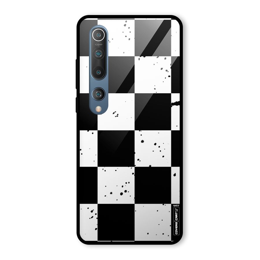 Check Mate Glass Back Case for Mi 10