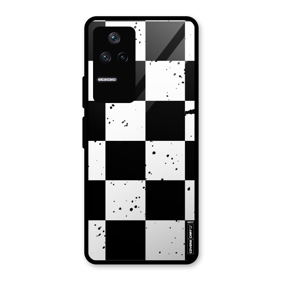Check Mate Glass Back Case for Poco F4 5G