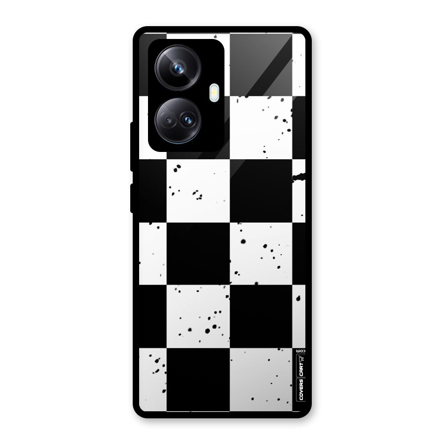 Check Mate Glass Back Case for Realme 10 Pro Plus