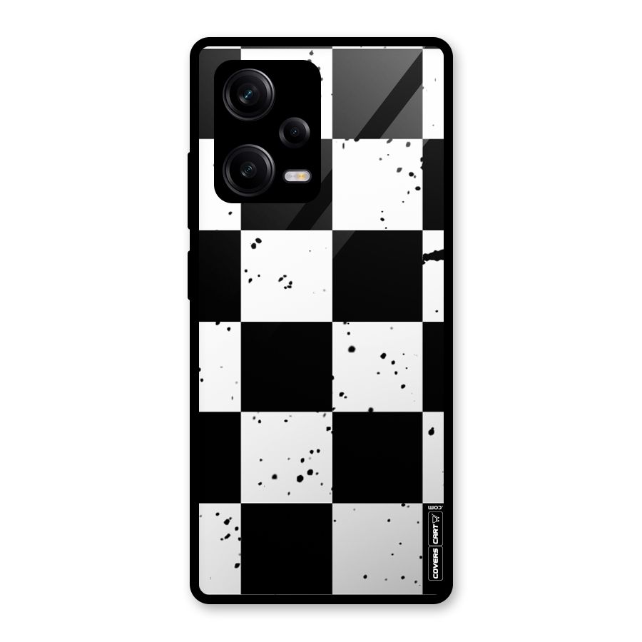Check Mate Glass Back Case for Redmi Note 12 Pro