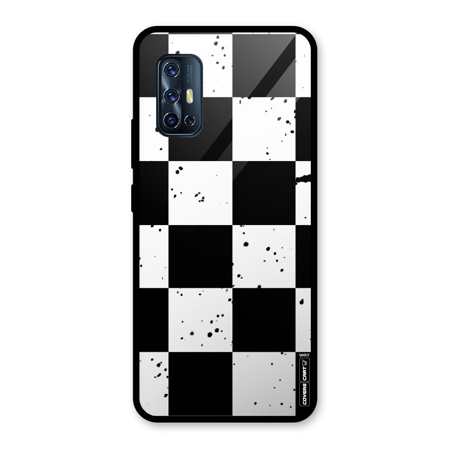 Check Mate Glass Back Case for Vivo V17