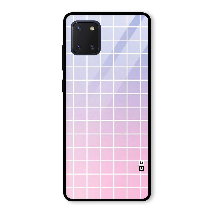 Check Shades Glass Back Case for Galaxy Note 10 Lite