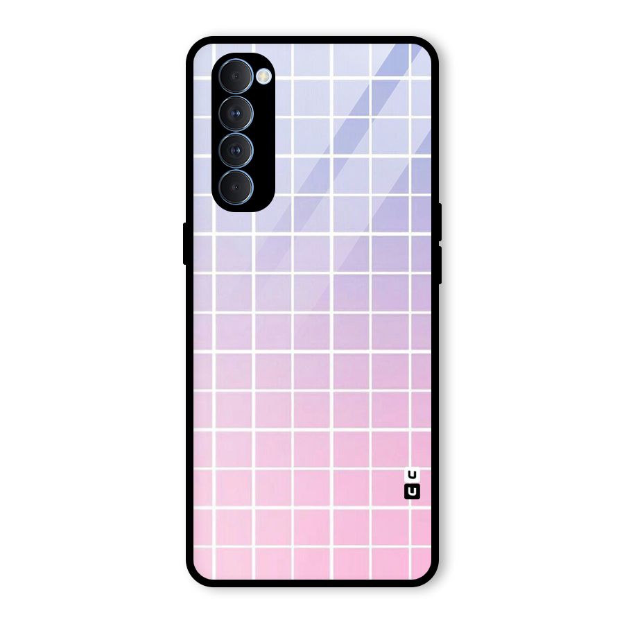 Check Shades Glass Back Case for Oppo Reno4 Pro
