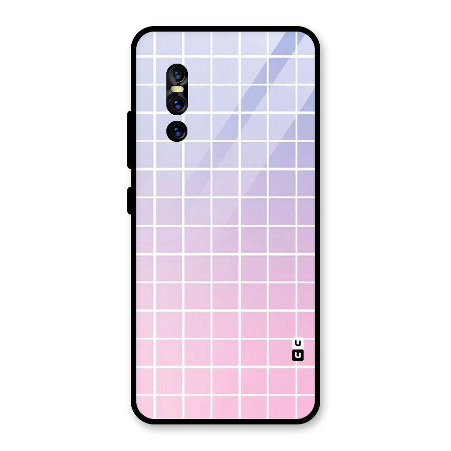 Check Shades Glass Back Case for Vivo V15 Pro