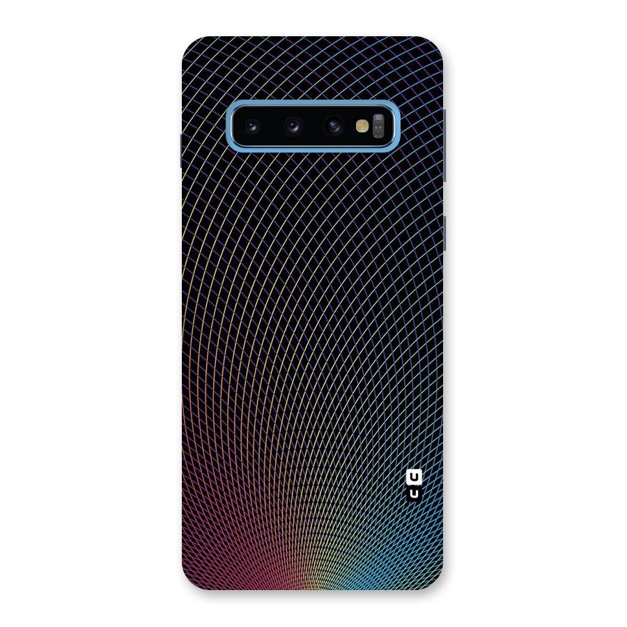 Check Swirls Back Case for Galaxy S10