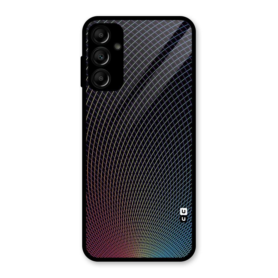 Check Swirls Glass Back Case for Galaxy A14 5G