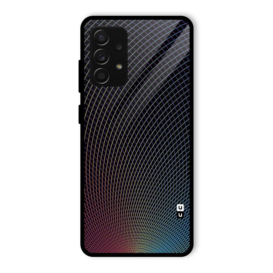 Check Swirls Glass Back Case for Galaxy A53 5G