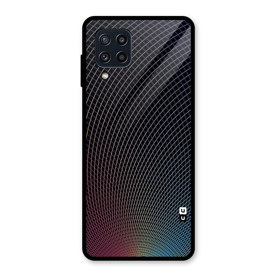Check Swirls Glass Back Case for Galaxy M32