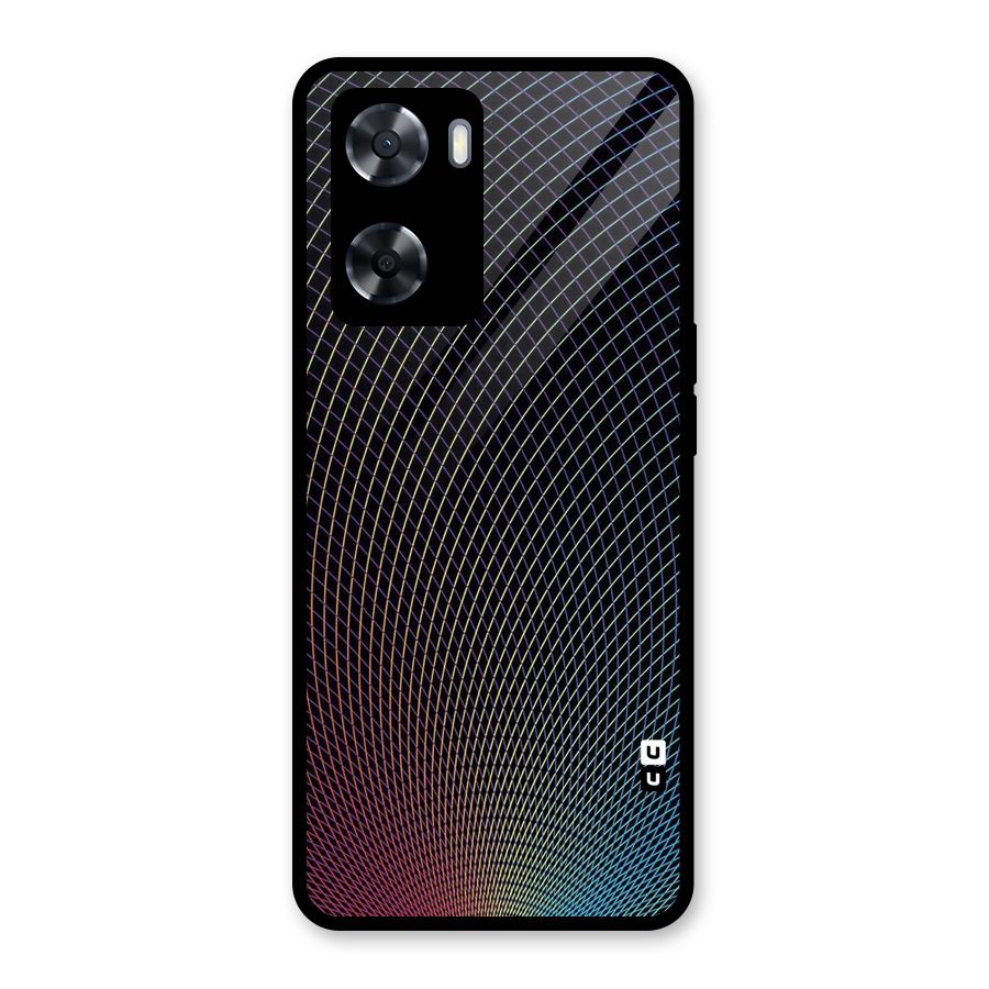 Check Swirls Glass Back Case for Oppo A57 2022