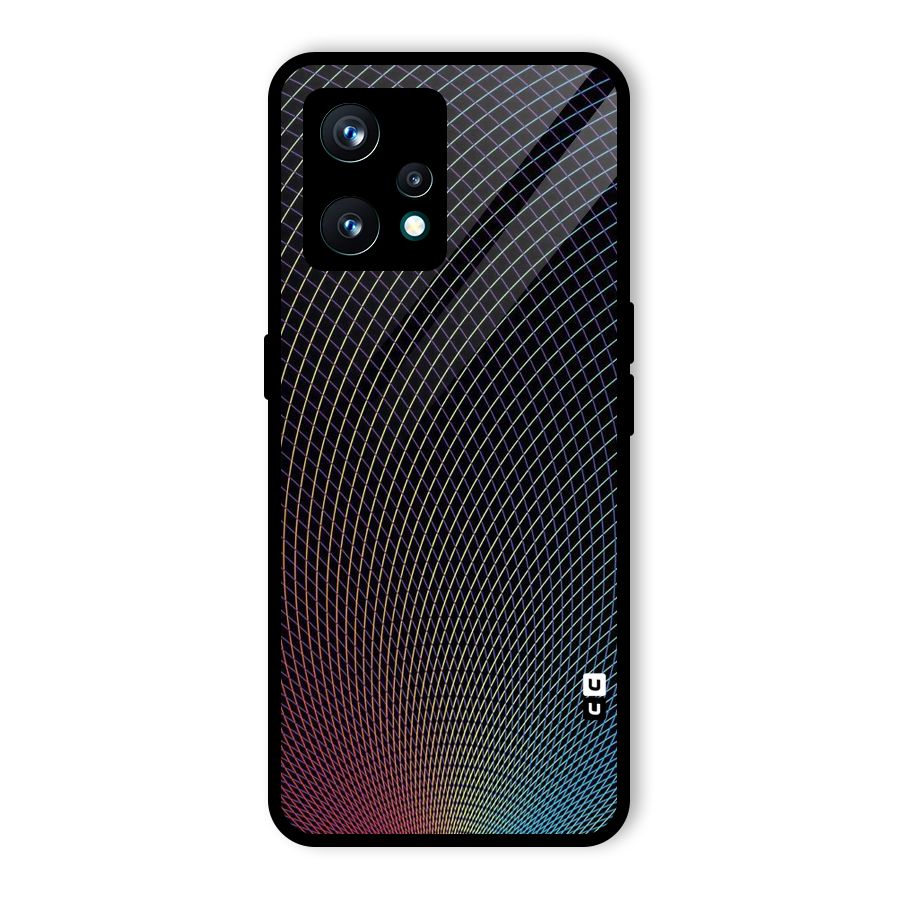 Check Swirls Glass Back Case for Realme 9 Pro Plus 5G