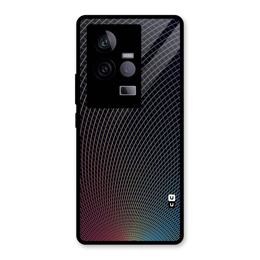 Check Swirls Glass Back Case for Vivo iQOO 11 5G
