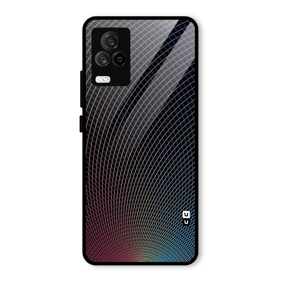 Check Swirls Glass Back Case for Vivo iQOO 7 Legend 5G