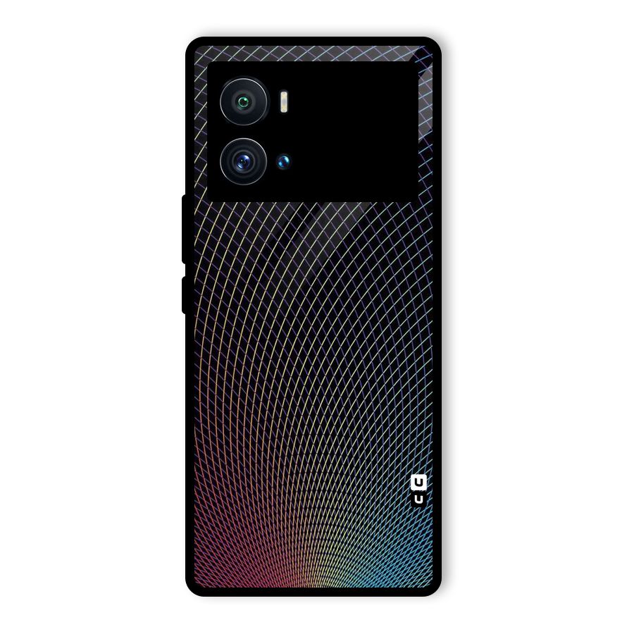 Check Swirls Glass Back Case for Vivo iQOO 9 Pro