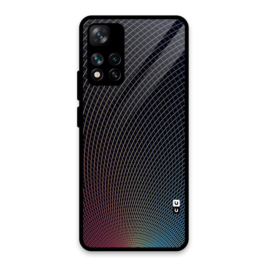 Check Swirls Glass Back Case for Xiaomi 11i 5G
