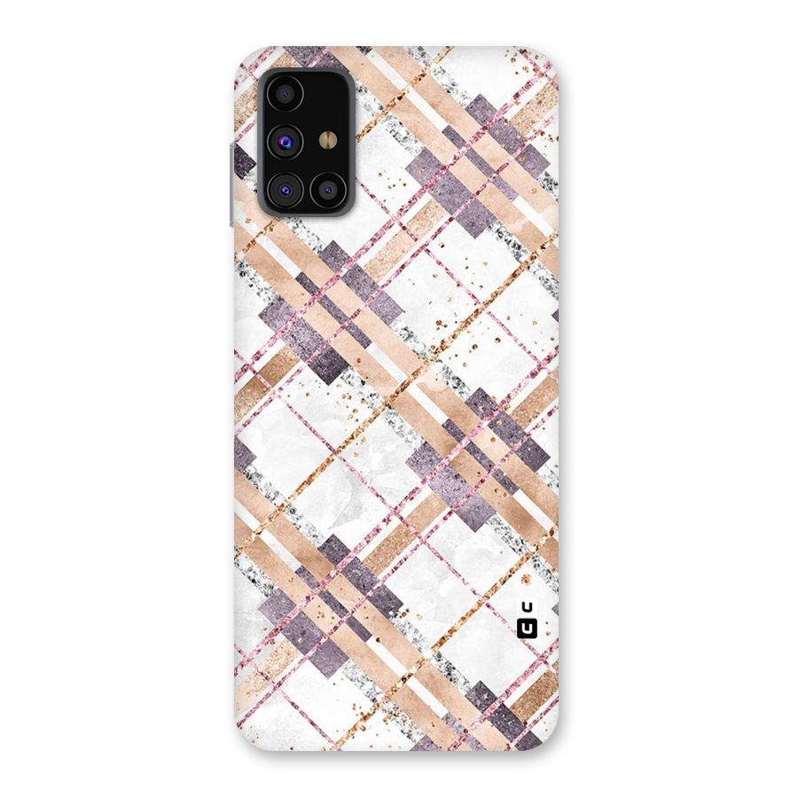 Check Trouble Back Case for Galaxy M31s