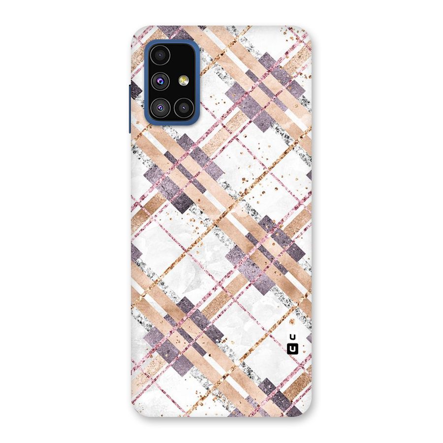 Check Trouble Back Case for Galaxy M51