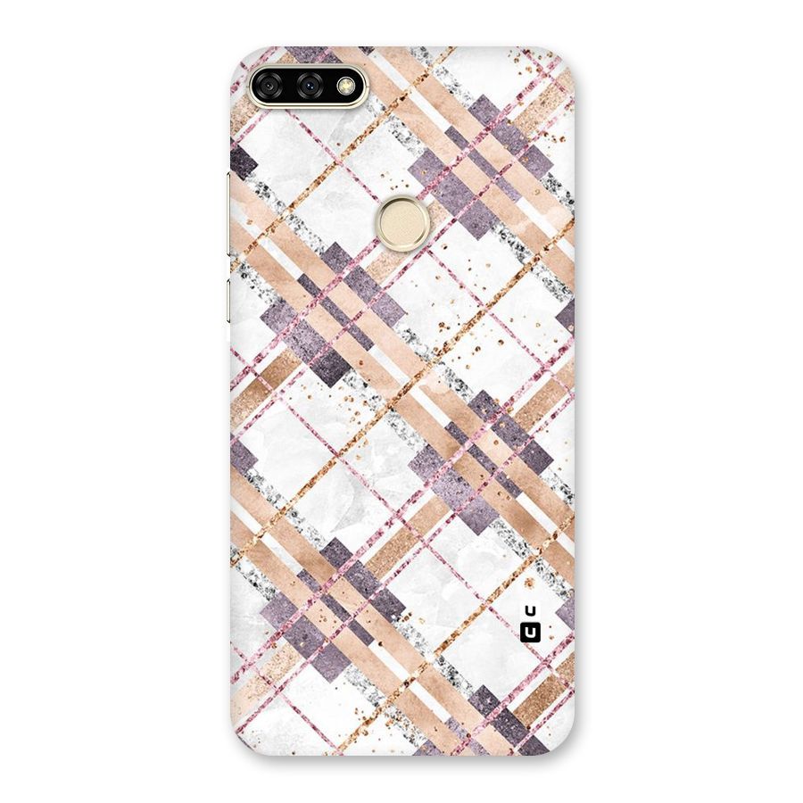 Check Trouble Back Case for Honor 7A
