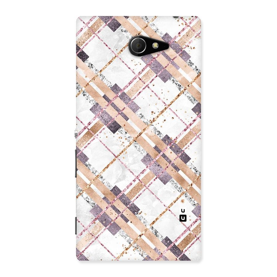 Check Trouble Back Case for Sony Xperia M2