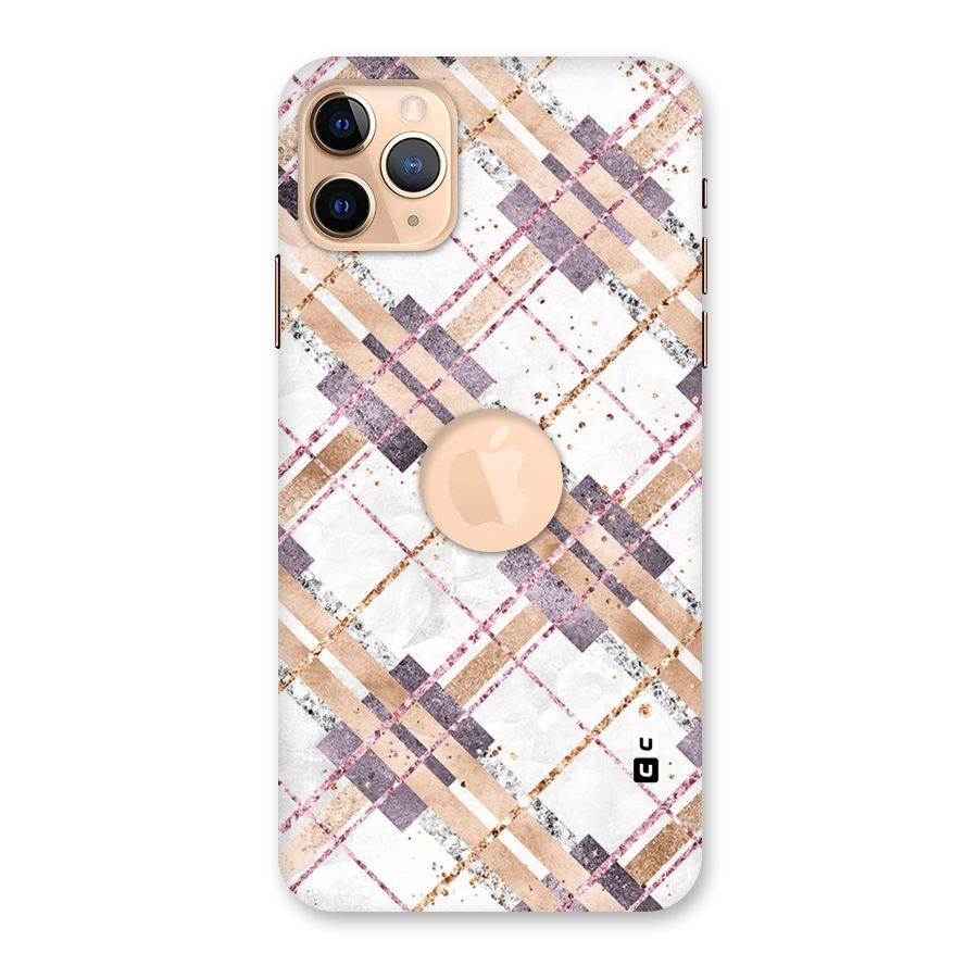 Check Trouble Back Case for iPhone 11 Pro Max Logo Cut