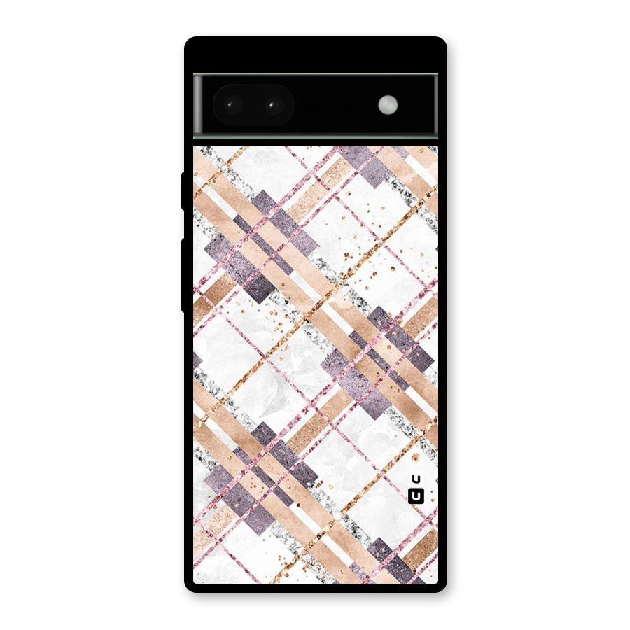 Check Trouble Glass Back Case for Google Pixel 6a