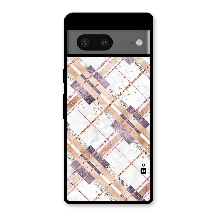 Check Trouble Glass Back Case for Google Pixel 7