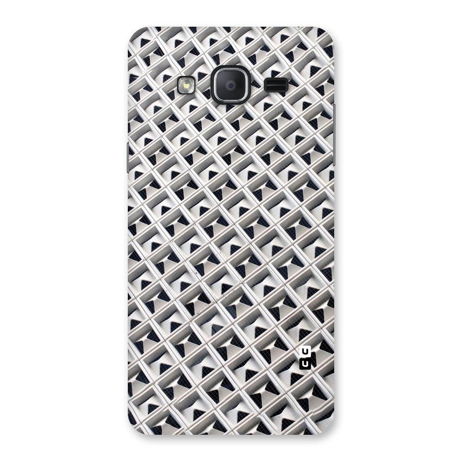 Check White Design Back Case for Galaxy On7 2015