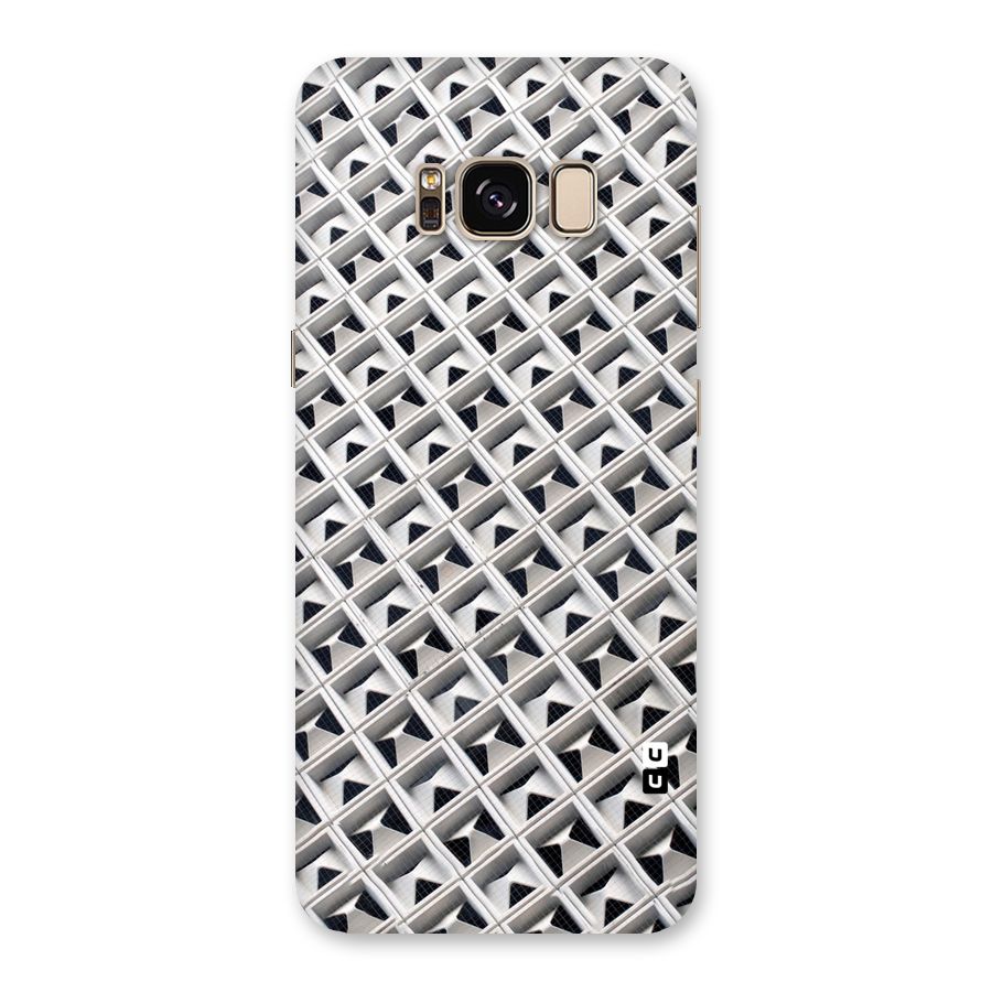 Check White Design Back Case for Galaxy S8