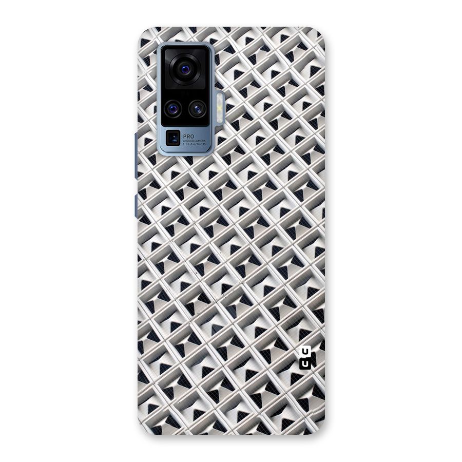 Check White Design Back Case for Vivo X50 Pro