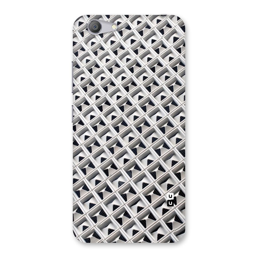 Check White Design Back Case for Vivo Y53