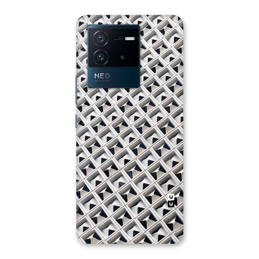 Check White Design Back Case for Vivo iQOO Neo 6 5G