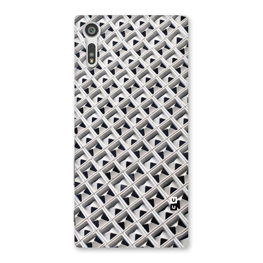 Check White Design Back Case for Xperia XZ