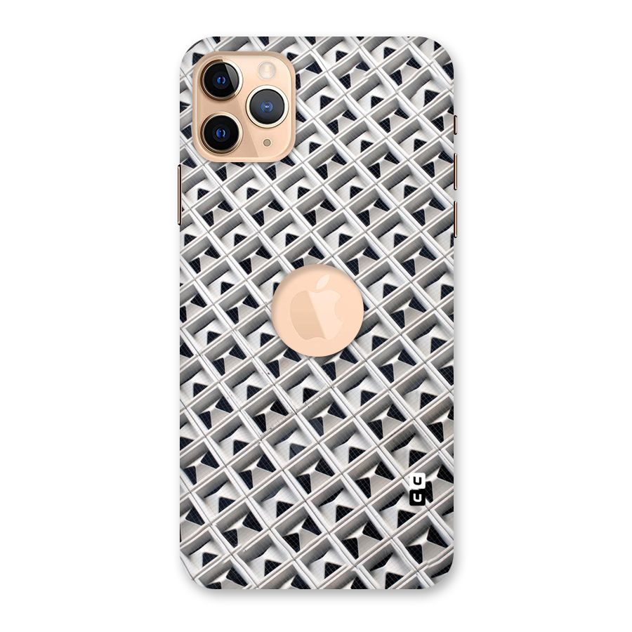 Check White Design Back Case for iPhone 11 Pro Max Logo Cut