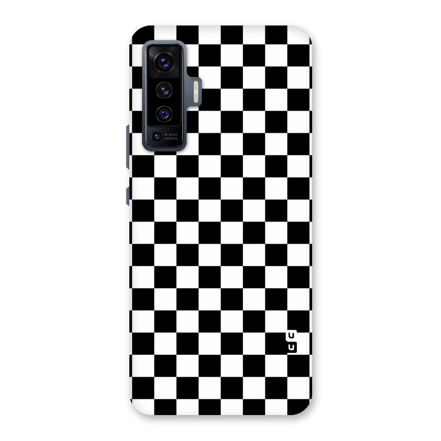 Checkerboard Back Case for Vivo X50