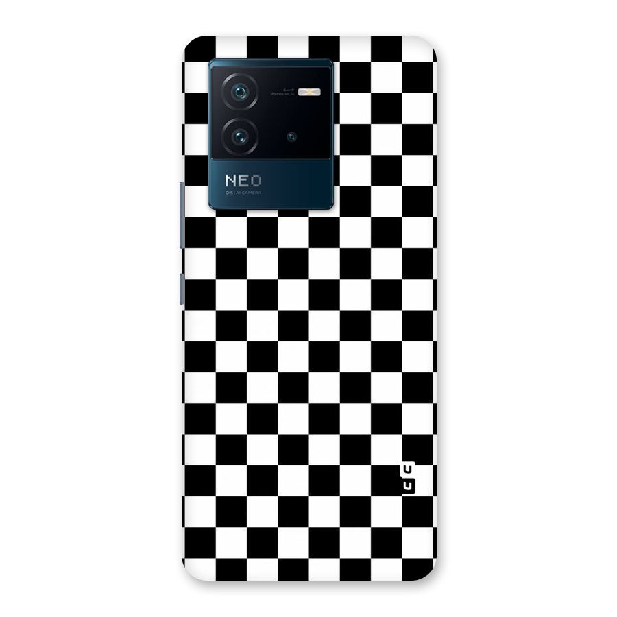 Checkerboard Back Case for Vivo iQOO Neo 6 5G