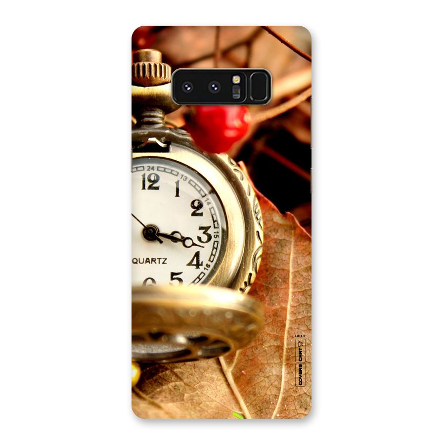 Cherry And Clock Back Case for Galaxy Note 8