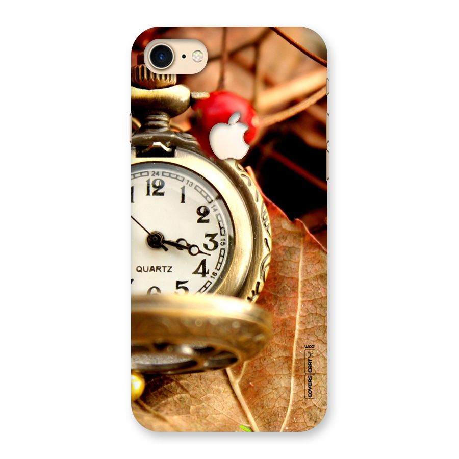 Cherry And Clock Back Case for iPhone 7 Apple Cut