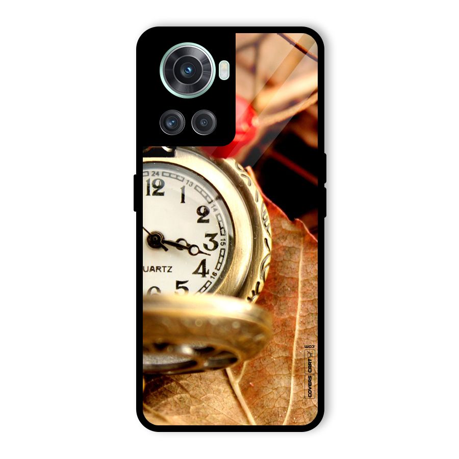 Cherry And Clock Glass Back Case for OnePlus 10R