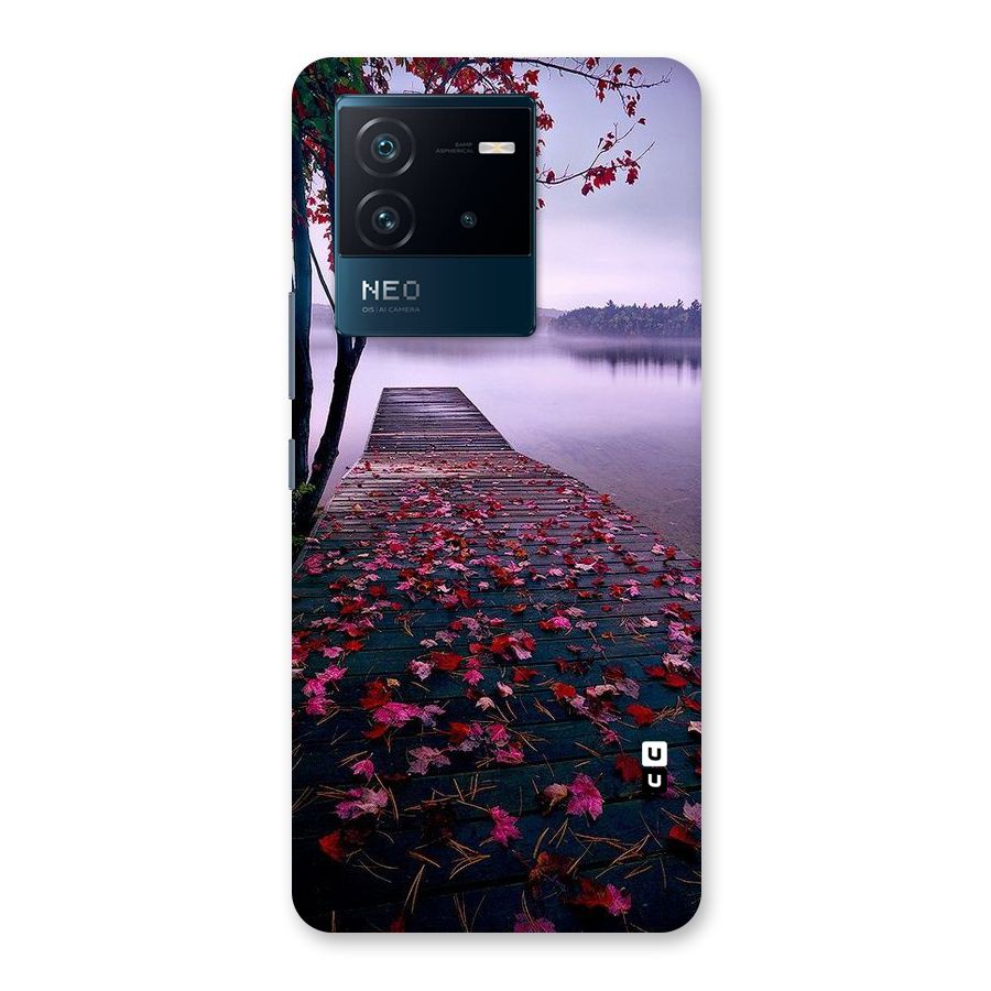 Cherry Blossom Dock Back Case for Vivo iQOO Neo 6 5G