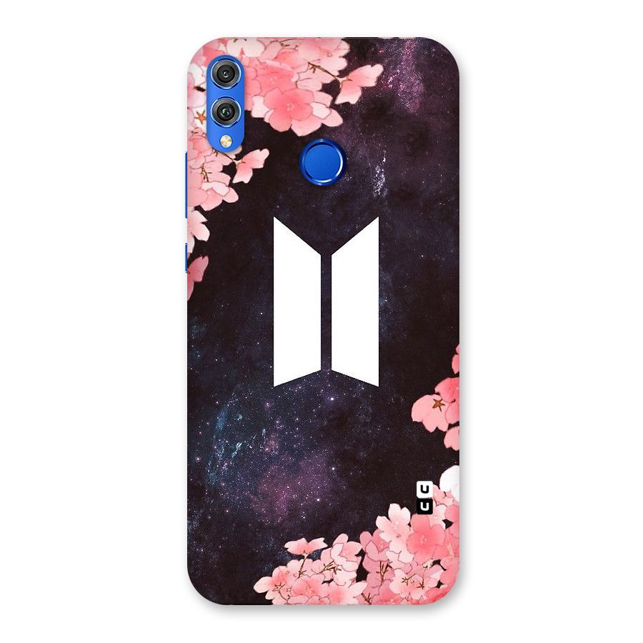 Cherry Blossom Pause Design Back Case for Honor 8X