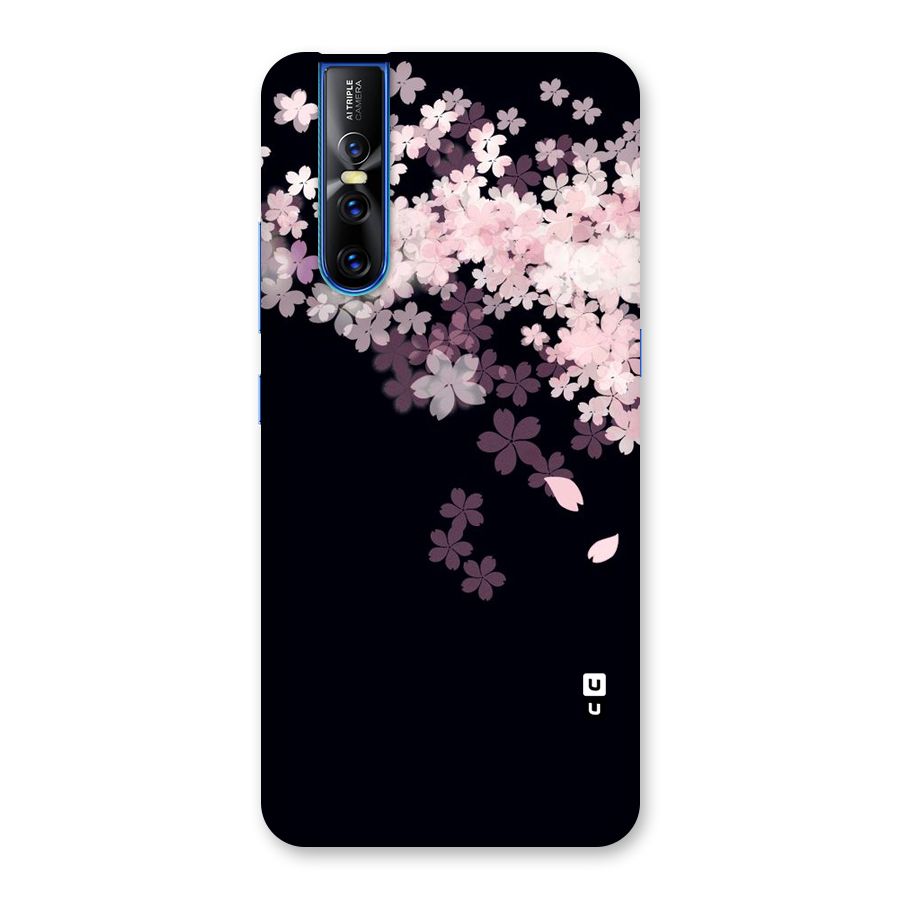 Cherry Flowers Pink Back Case for Vivo V15 Pro