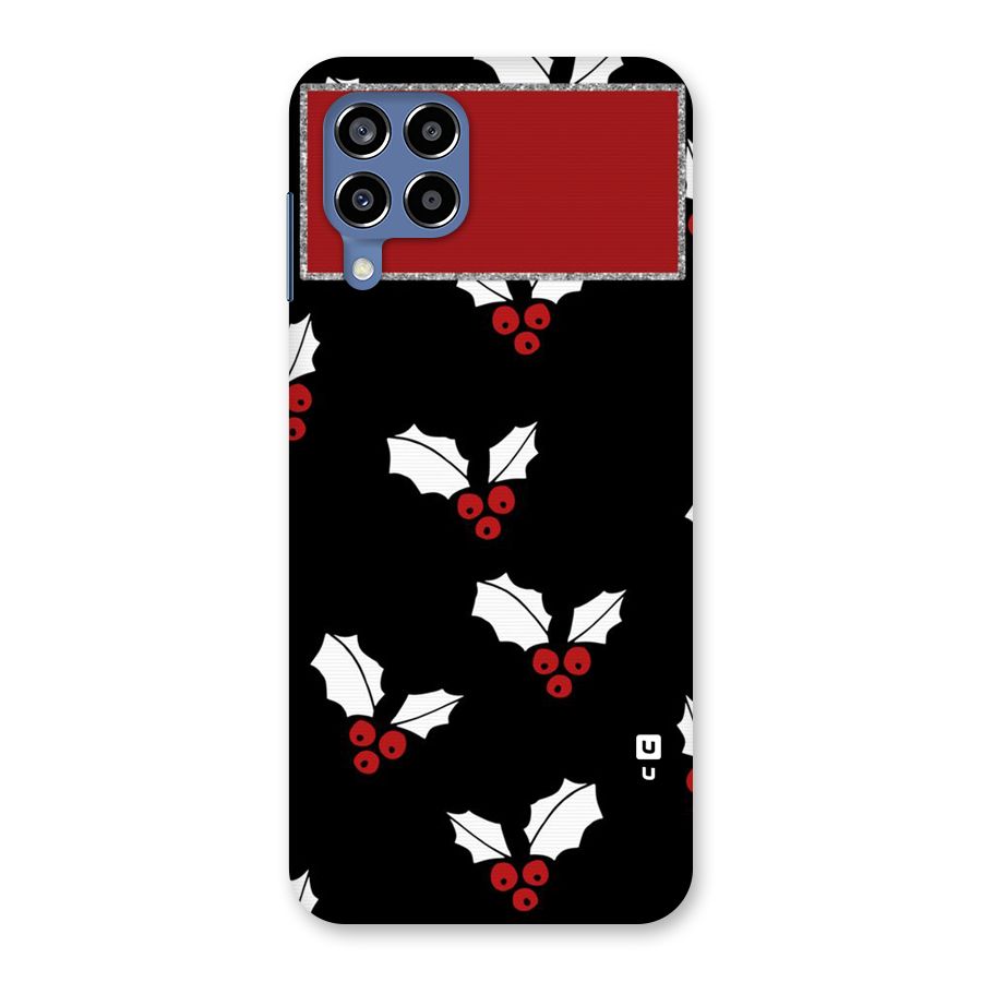 Cherry Leaf Design Back Case for Galaxy M53 5G