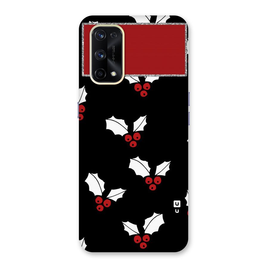 Cherry Leaf Design Glass Back Case for Realme X7 Pro