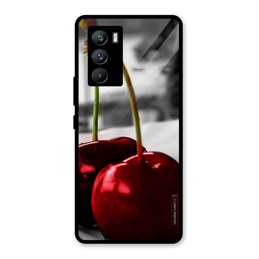 Cherry Photography Glass Back Case for Vivo iQOO 9 SE